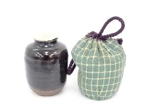 瀬戸焼　茶入（仕覆付）　□z